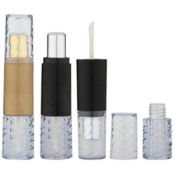 Double Head Lipstick Tube With Lipgloss Containers